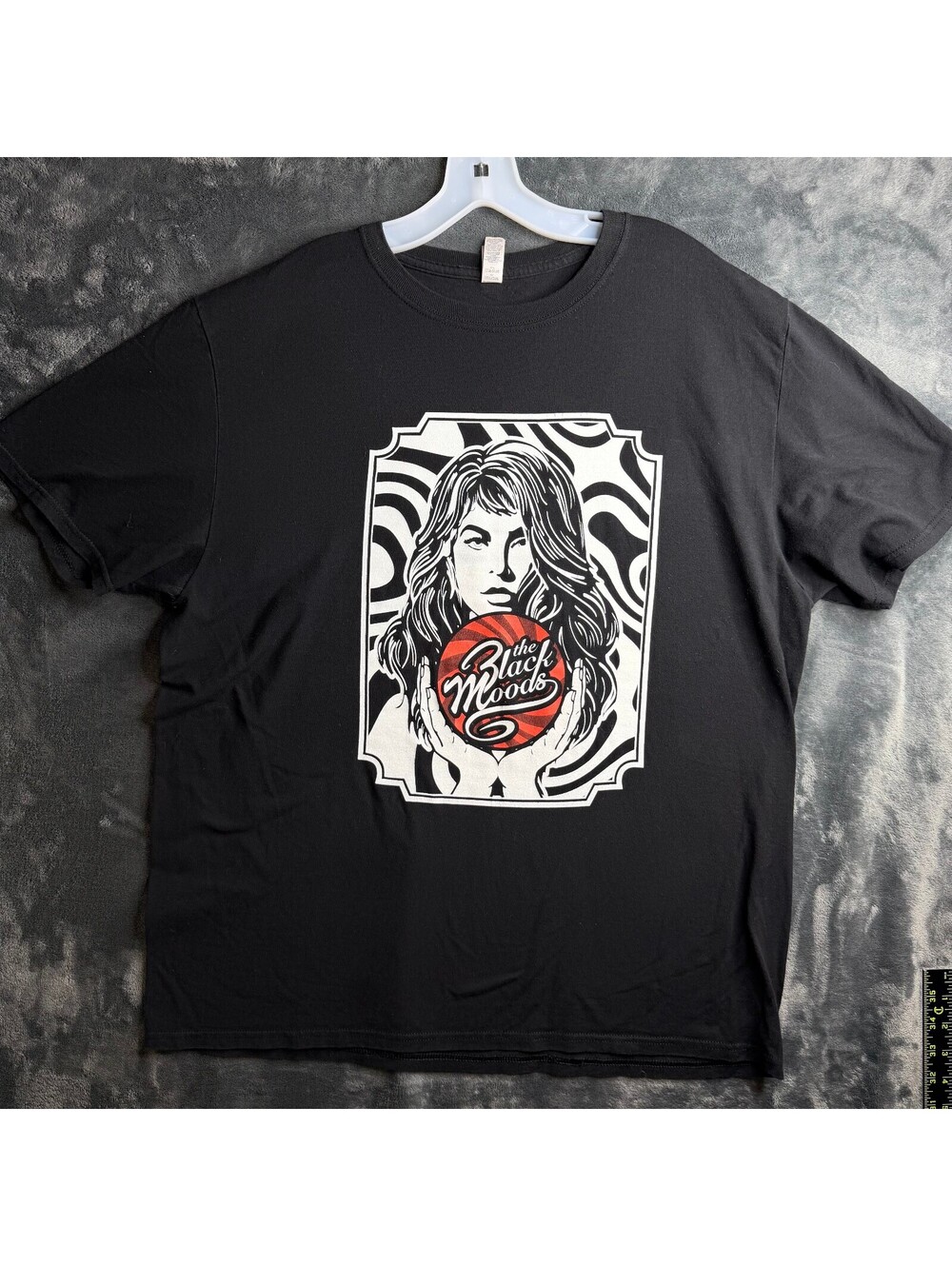 The Black Moods Band Tee Jerzees Tshirt Sz XL